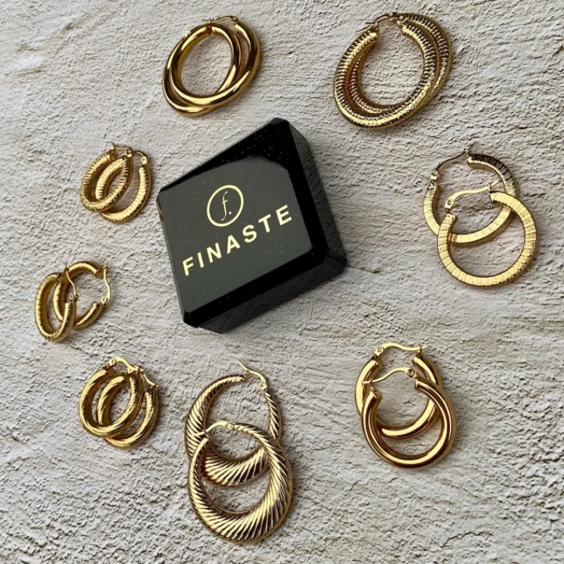 Finaste Big musthave hoops goud kleurig Discount
