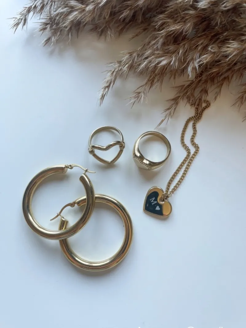 Finaste Big musthave hoops goud kleurig Discount