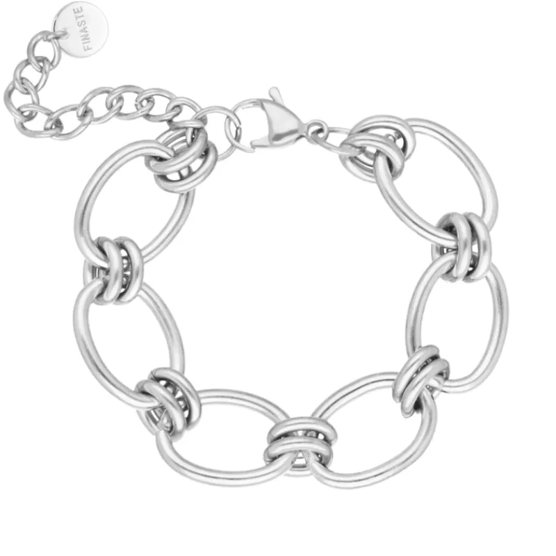 Finaste Big statement bracelet round chains Outlet