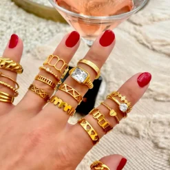 Finaste Billionaire ring goudkleurig Online