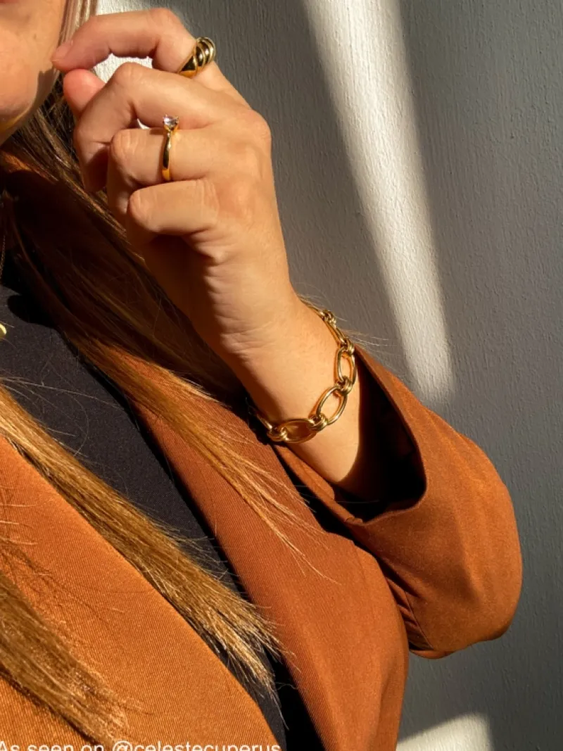 Finaste Billionaire ring goudkleurig Online