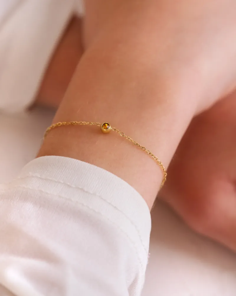 Finaste Birthstone Armband Goudkleurig Fashion