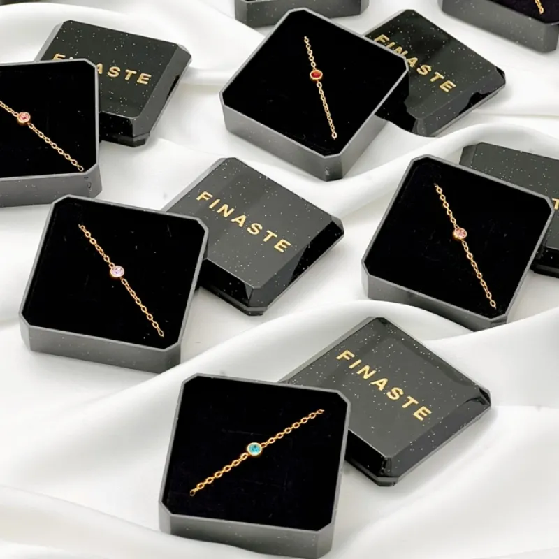 Finaste Birthstone Armband Goudkleurig Fashion