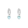 Finaste Birthstone heart oorbellen Discount