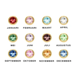 Finaste Birthstone Ketting Goudkleurig Outlet