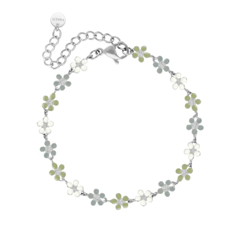 Finaste Bloemetjes armband trendkleuren Outlet