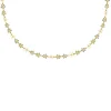 Finaste Bloemetjes ketting trendkleuren goudkleurig Discount