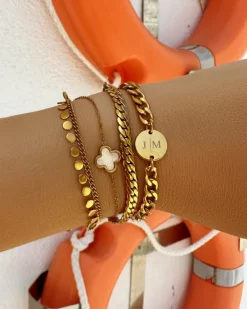 Finaste Boho Armband Little Coins Verguld Sale