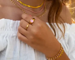 Finaste Boho Armband Little Coins Verguld Sale