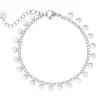 Finaste Boho enkelbandje little coins Best