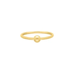 Finaste Bolletje ring goudkleurig Fashion
