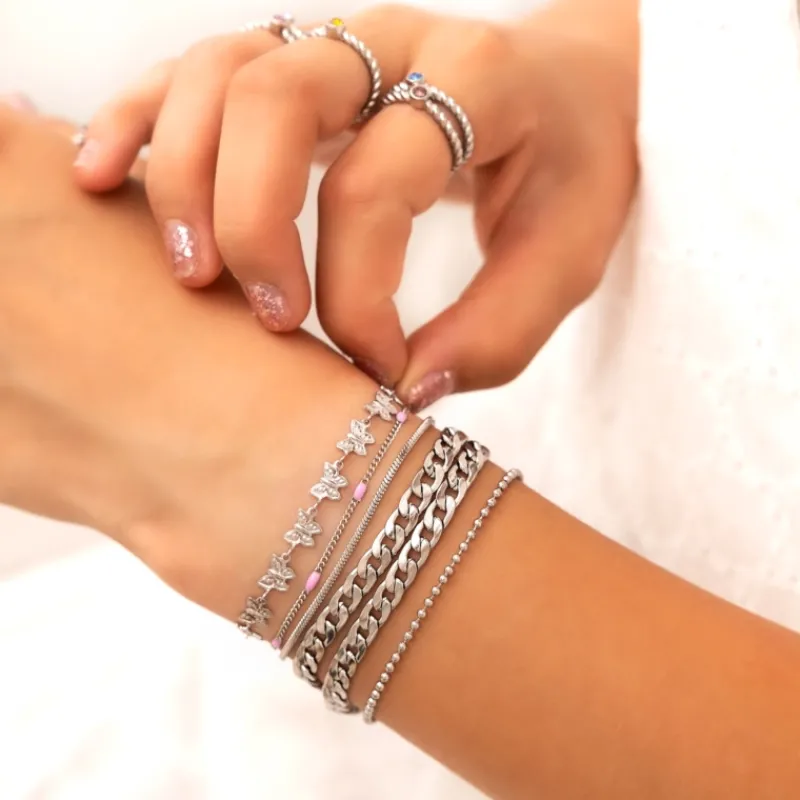 Finaste Bolletjes armband minimalistisch Clearance