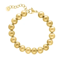 Finaste Bolletjes armband statement goudkleurig New