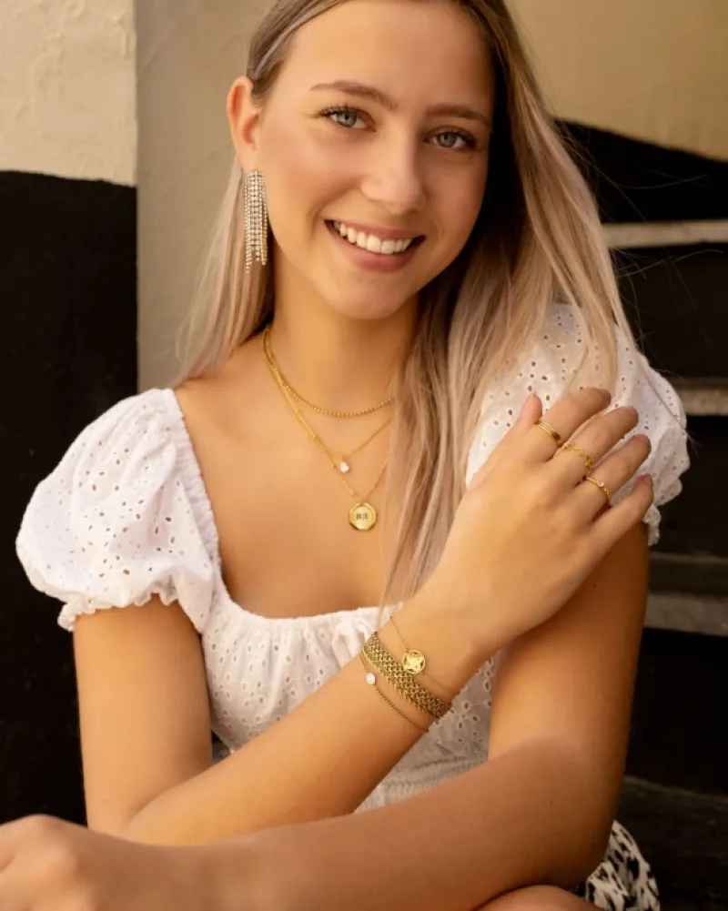 Finaste Bolletjes Ketting Goudkleurig Discount