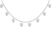 Finaste Bolletjes ketting met hartjes New