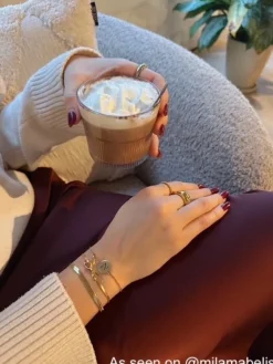 Finaste Bolletjes ring gold plated Online