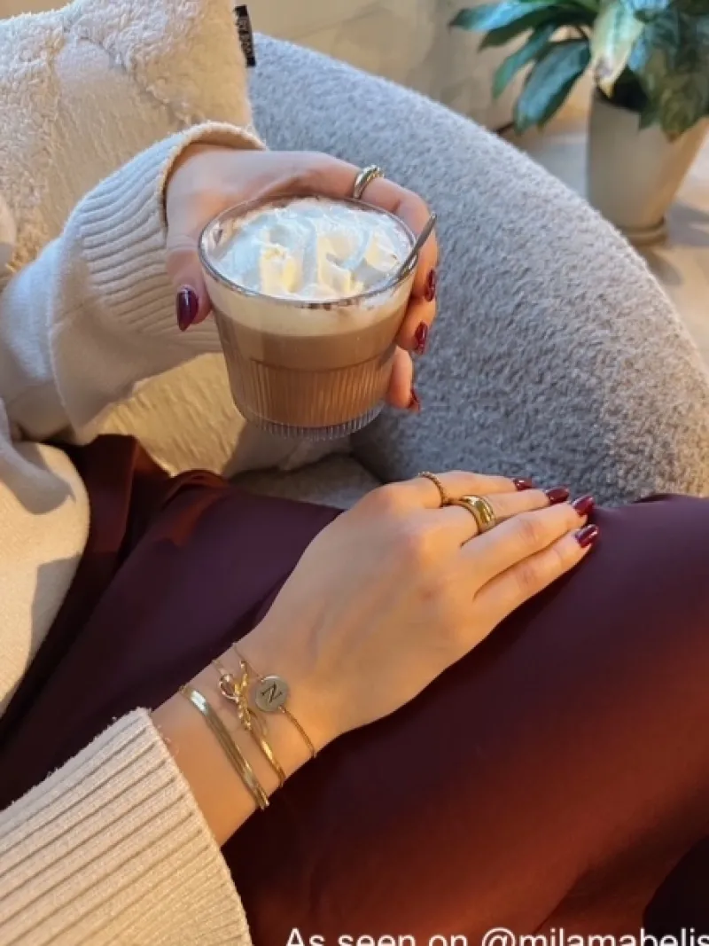 Finaste Bolletjes ring gold plated Online
