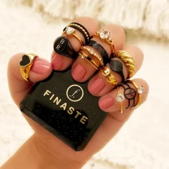 Finaste Bolletjes ring gold plated Online