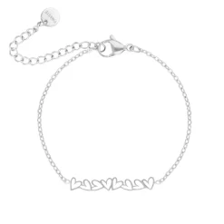 Finaste Bracelet open hearts Clearance