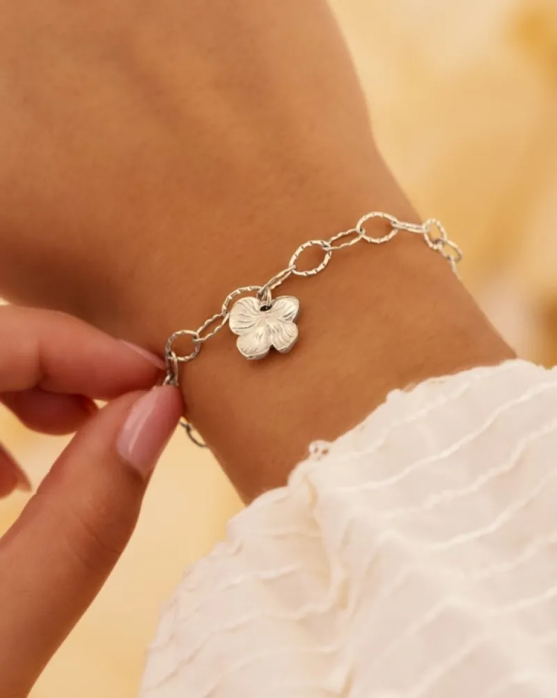 Finaste Chain armband met bloem Fashion