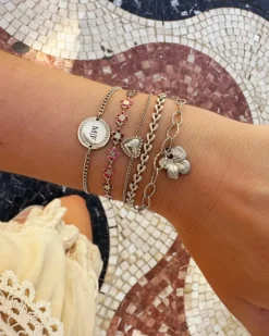 Finaste Chain armband met bloem Fashion