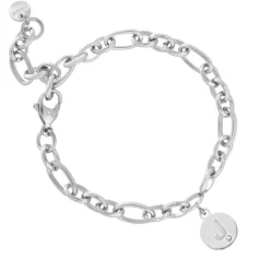 Finaste Chain armband met shiny initial Clearance