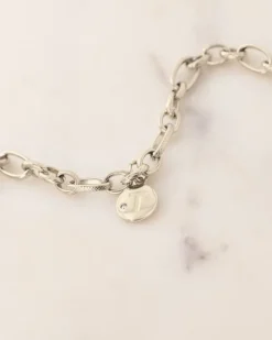 Finaste Chain armband met shiny initial Clearance