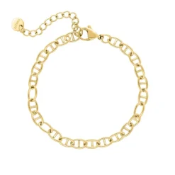 Finaste Chain bracelet eyecatcher mini goudkleurig Sale