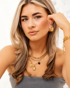 Finaste Chain lover necklace goldplated Outlet