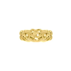 Finaste Chain ring goud kleurig Outlet