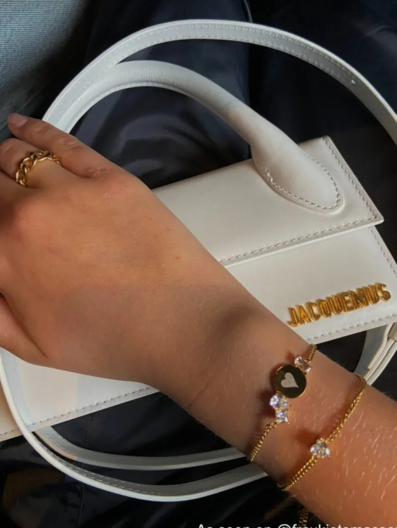 Finaste Chain ring goud kleurig Outlet