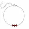 Finaste Charming armband bordeaux Sale
