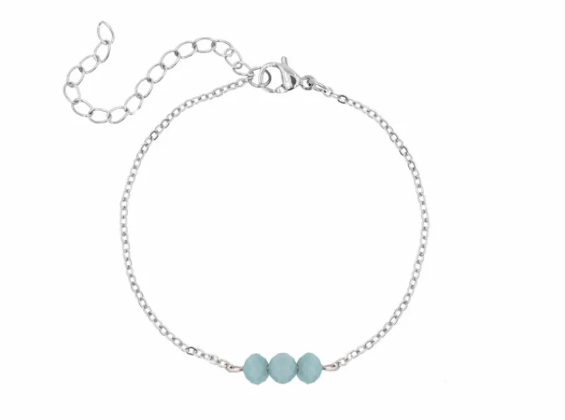 Finaste Charming armband grijsblauw Discount