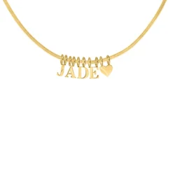 Finaste Choose your initials ketting goudkleurig Fashion
