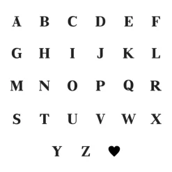 Finaste Choose your initials ketting Sale