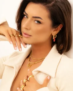 Finaste Choose your initials ketting goudkleurig Fashion
