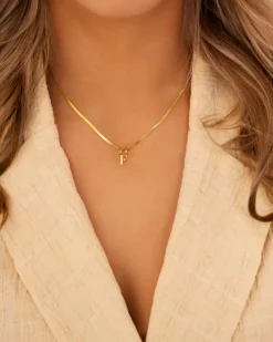 Finaste Choose your initials ketting goudkleurig Fashion