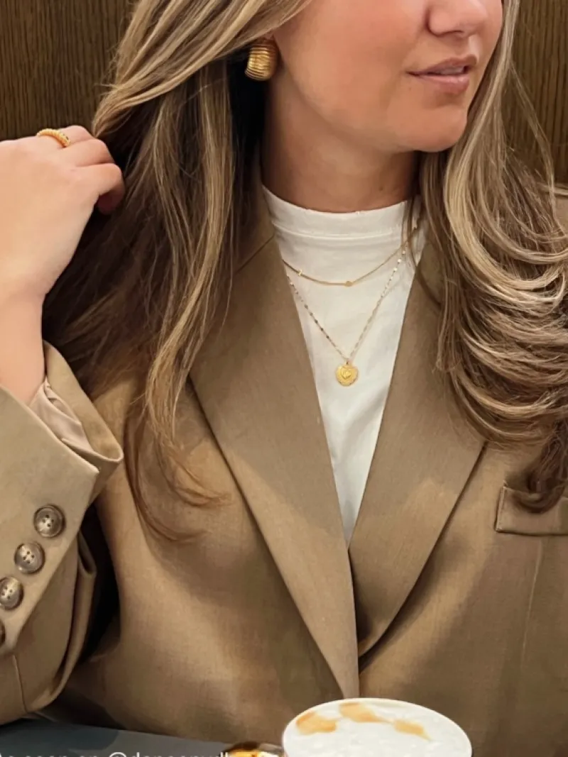 Finaste Chunky creolen kleur goud Fashion