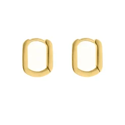 Finaste Chunky mini hoops goudkleurig New