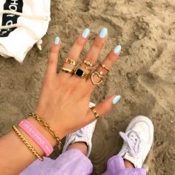 Finaste Chunky musthave ring kleur goud Sale