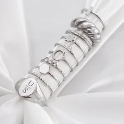 Finaste Chunky ring croissant Sale