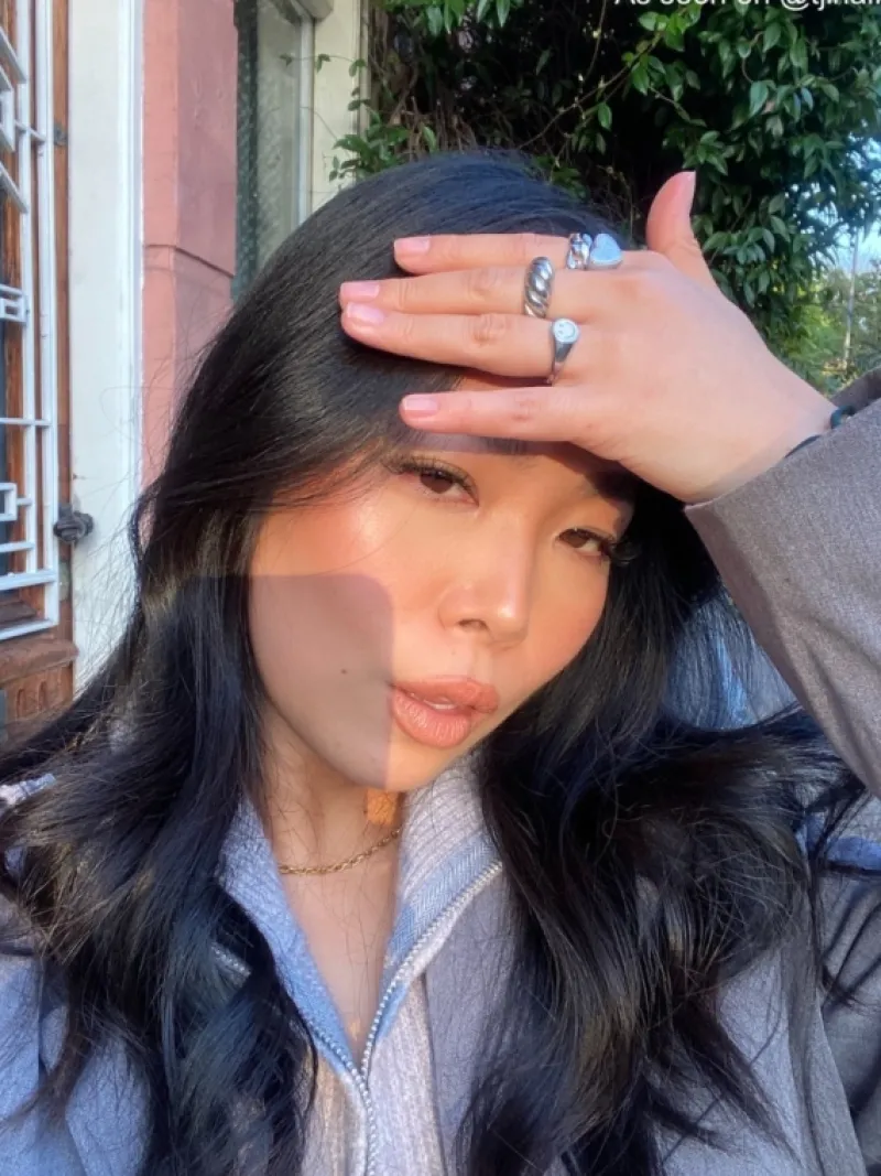 Finaste Chunky ring croissant Sale