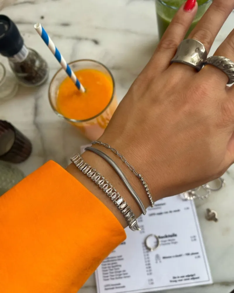 Finaste Chunky ring croissant Sale