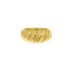 Finaste Chunky ring croissant goud kleurig New