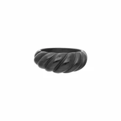 Finaste Chunky Ring Croissant Zwart Online