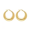 Finaste Chunky statement hoops goud kleurig Online