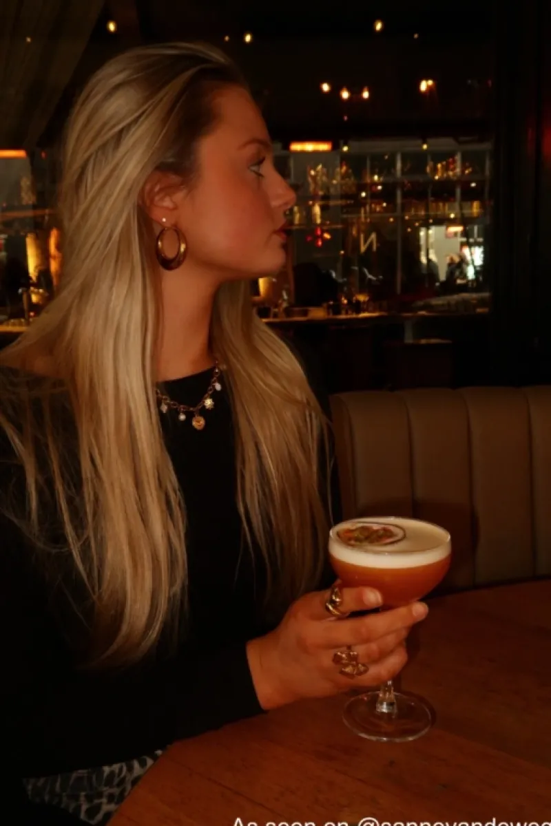 Finaste Chunky statement hoops goud kleurig Online