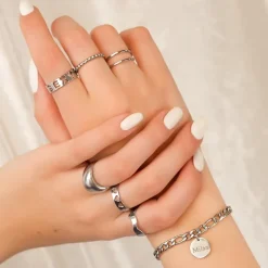 Finaste Chunky zegelring New