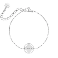 Finaste Clover armband graveren New