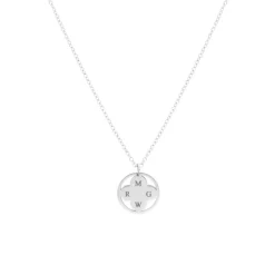 Finaste Clover ketting 4 initials Clearance